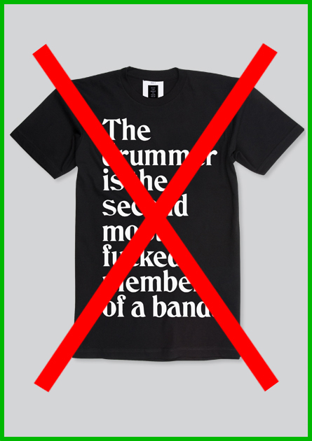 Main_25 drummer shirt sold out